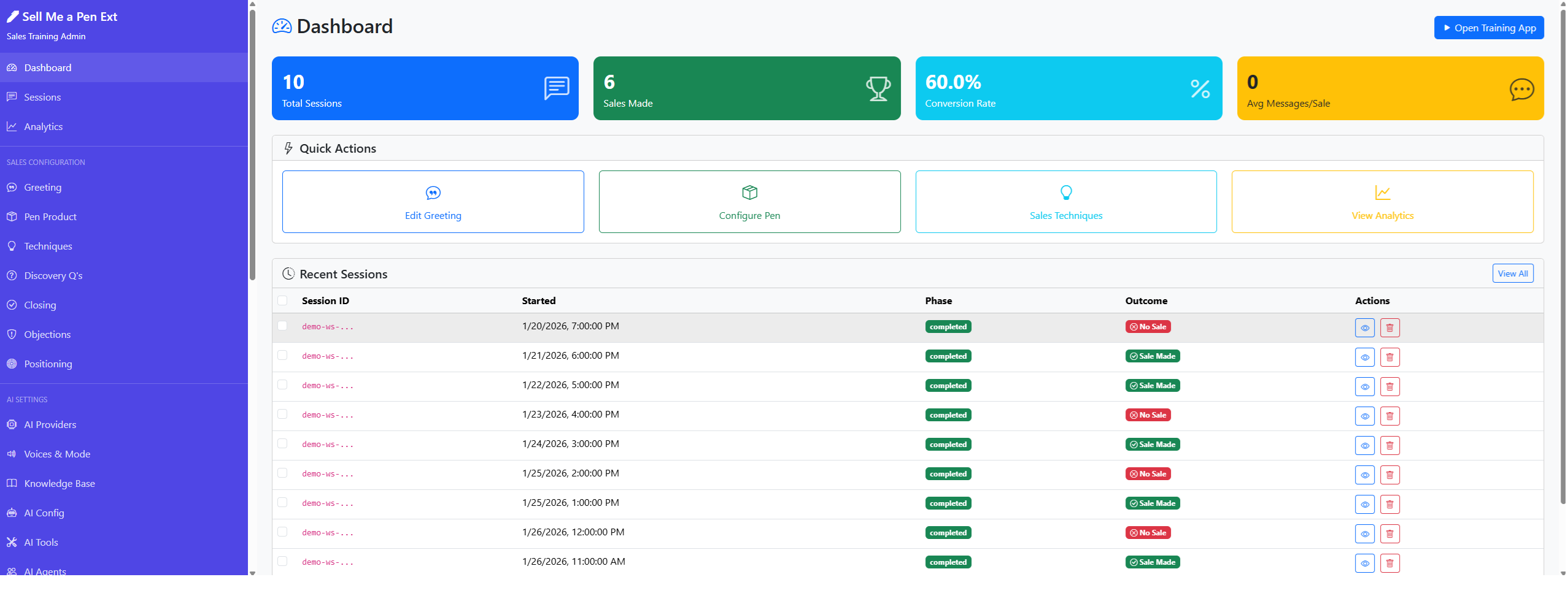 Sell Me A Pen Backend